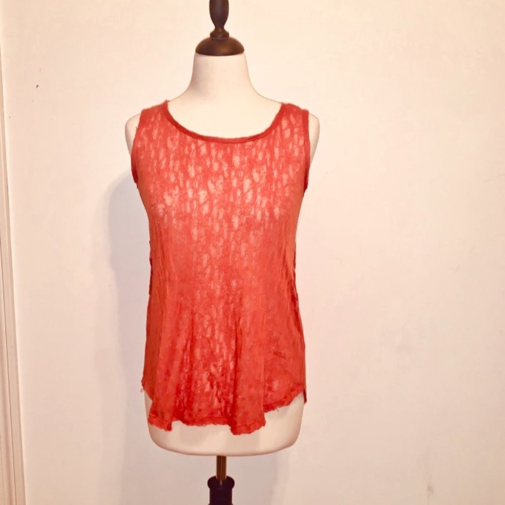 Mystree Knit Tank With Back Embellishment, S